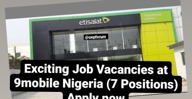 Senior Engineer, IP Backbone needed at 9Mobile